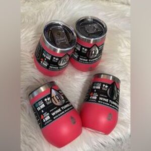 Tal Wine tumblers - pink - set of 4